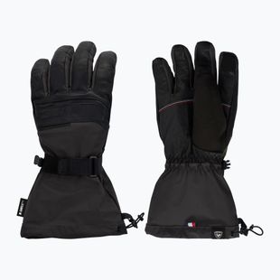 Mănuși de schi pentru bărbați Rossignol Leather Mix black