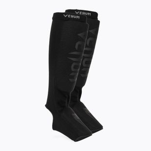 Apărătoare pentru tibii și picioare Venum Kontact Shin Guards black/black