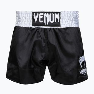 Pantaloni scurți de antrenament pentru bărbați Venum Classic Muay Thai black/white/gold