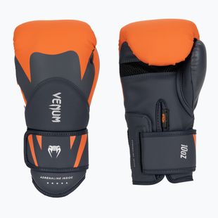 Mănuși de box pentru bărbați Venum Challenger 4.0 navy blue/orange
