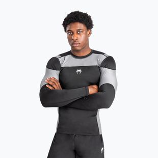 Longsleeve de antrenament pentru bărbați Venum Tempest Rashguard black/grey
