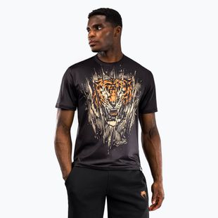 Tricou de antrenament pentru bărbați Venum Tiger Men'S Dry Tech T-Shirt black/neon orange
