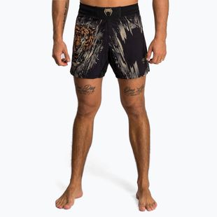 Pantaloni scurți de antrenament pentru bărbați Venum Tiger Men'S Fight Shorts black/neon orange
