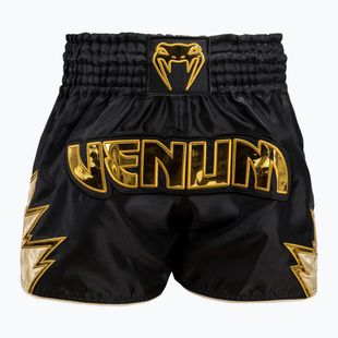 Pantaloni scurți de antrenament pentru bărbați Venum Inferno Muay Thai black/gold