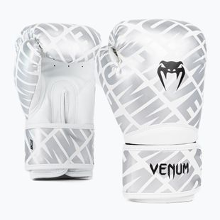 Mănuși de box pentru copii Venum Contender 1.5 XT Kids white/silver