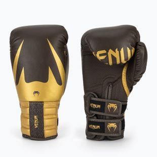 Mănuși de box Venum Reverso Boxing chocolate/gold