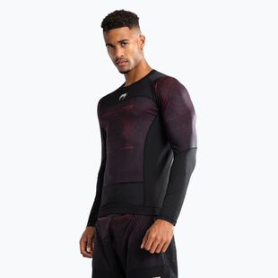 Rashguard longsleeve pentru bărbați  Venum G-Fit Air Men'S Long Sleeve Rashguard deep black/fire red