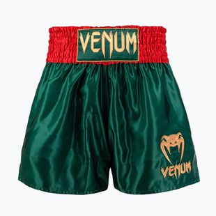 Pantaloni scurți de antrenament pentru bărbați Venum Classic Muay Thai deep forest green