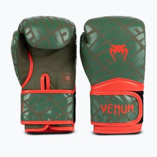 Mănuși de box pentru copii Venum Contender 1.5 XT Kids army green