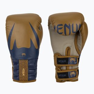 Mănuși de box Venum Reverso Boxing emerald green/gold