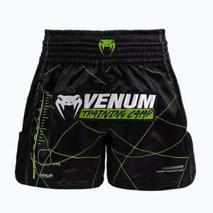 Pantaloni scurți de antrenament pentru bărbați Venum Training Camp 4.0 black/neo green