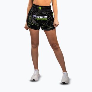 Pantaloni scurți de antrenament pentru bărbați Venum Training Camp 4.0 black/neo green