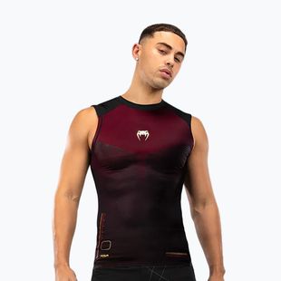 Tricou de antrenament pentru bărbați Venum Tactical XT 05522  Rashguards black/burgundy/gold