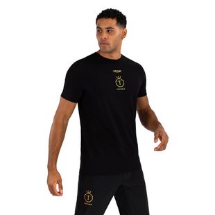 Tricou de antrenament pentru bărbați Venum x Ilia Topuria Unmatched black/gold