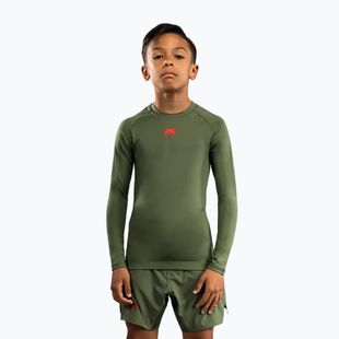 Bluză termică pentru antrenament copii Venum Contender Rashguards Jr khaki