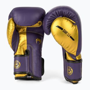 Mănuși de box Venum Giant 3.0 dark purple/gold