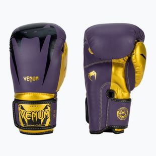 Mănuși de box Venum Giant 3.0 dark purple/gold