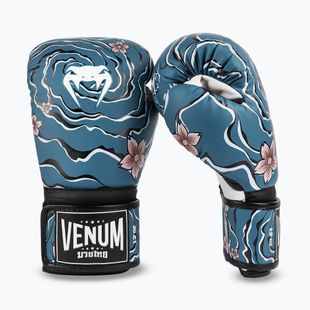 Mănuși de box Venum X Tawanchay blue/white