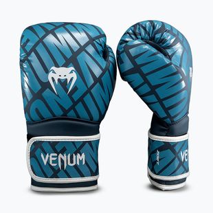 Mănuși de box Venum Contender 1.5XT Boxing navy blue/sky blue
