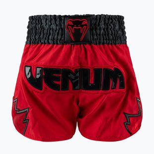 Pantaloni scurți de antrenament pentru bărbați Venum Inferno Muay Thai red/charcoal grey/black