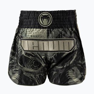 Pantaloni scurți de antrenament pentru bărbați Venum Invader Muay Thai black/sand