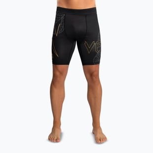 Pantaloni scurți de antrenament pentru bărbați Venum Serpenti Vale Tudo black/silver/gold
