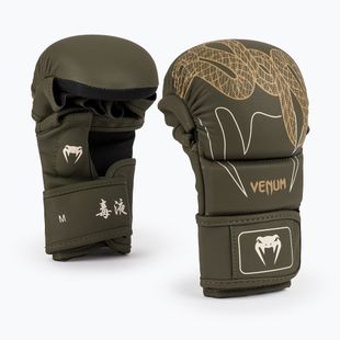 Mănuși de box Venum Serpenti Sparring khaki/bronze/ivory