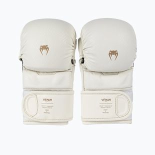 Mănuși de sparring MMA Venum Impact Evo Scales MMA ivory
