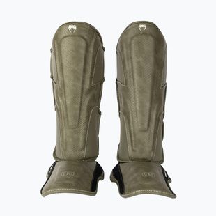 Apărători pentru tibii și picioare Venum Impact Evo Scales Shinguards army green