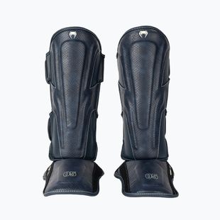Apărători de tibii și picioare Venum Impact Evo Scales Shinguards midnight blue