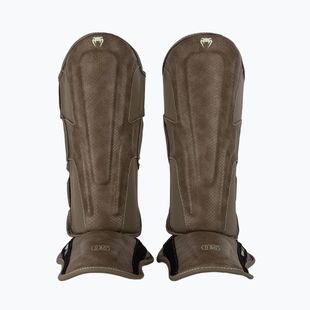 Apărători pentru tibii și picioare Venum Impact Evo Scales Shinguards brown