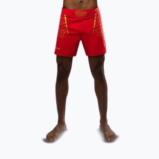 Pantaloni scurți de antrenament pentru bărbați Venum X WOW FC fury red/gold