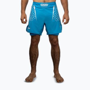 Pantaloni scurți de antrenament pentru bărbați Venum X WOW FC fury pacific blue