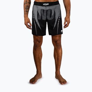Pantaloni scurți de antrenament pentru bărbați Venum Adrenaline Fight black/silver grey