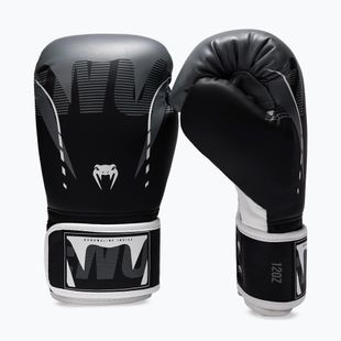 Mănuși de box Venum Adrenaline Boxing black/silver grey