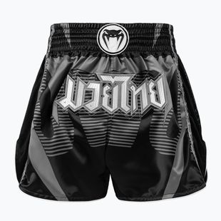 Pantaloni scurți de antrenament pentru bărbați Venum Adrenaline Muay Thai black/silver grey