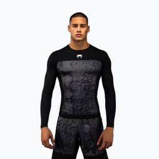 Rashguard longsleeve pentru bărbați Venum G-Fit Scales Rashguard black/charcoal grey