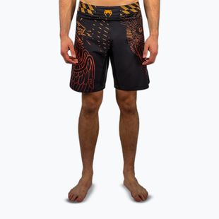 Pantaloni scurți de antrenament pentru bărbați Venum Quetzal Fury Fightshorts black/fury red/tangerine