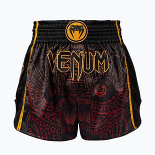 Pantaloni scurți de antrenament pentru bărbați Venum Quetzal Fury Muay Thai black/fury red/tangerine