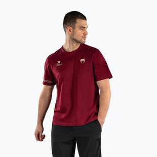 Tricou pentru bărbați Venum x Rajadamnern burgundy