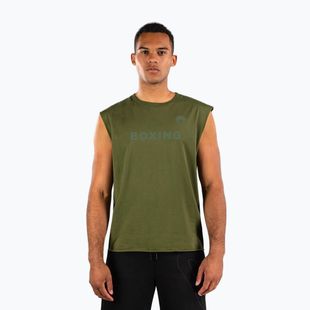 Tricou pentru bărbați Venum Boxing VT Sleeveless military green