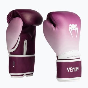 Mănuși de box pentru femei Venum Iris Boxing plum/white