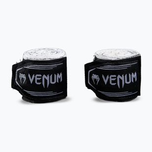 Bandaje de box Venum Bats Night Handwraps 400 cm black/white
