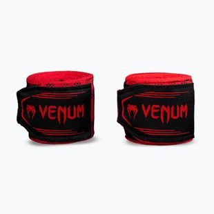 Bandaje de box Venum Tartan Handwraps 400 cm fury red