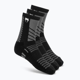 Șosete Venum Vector 3 perechi black/grey