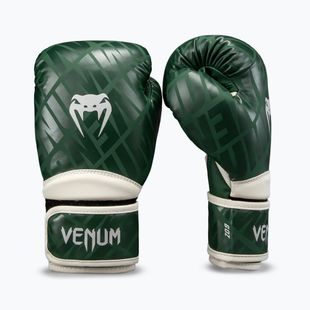 Mănuși de box pentru copii Venum Contender 1.5 XT Kids forest green/off white