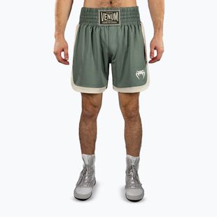 Pantaloni scurți de antrenament pentru bărbați Venum Classic Boxing aqua green/ivory