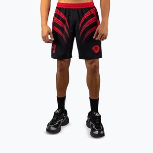 Pantaloni scurți de antrenament pentru bărbați Venum x Mike Tyson Tiger Training deep black/intense red