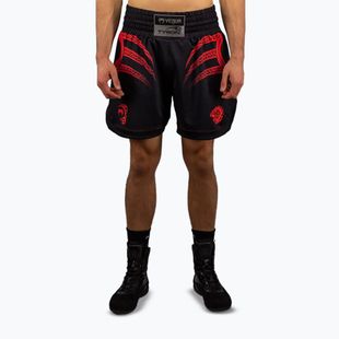 Pantaloni scurți de antrenament pentru bărbați Venum x Mike Tyson Tiger deep black/intense red