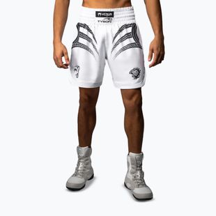 Pantaloni scurți de antrenament pentru bărbați Venum x Mike Tyson Tiger optical white/deep black